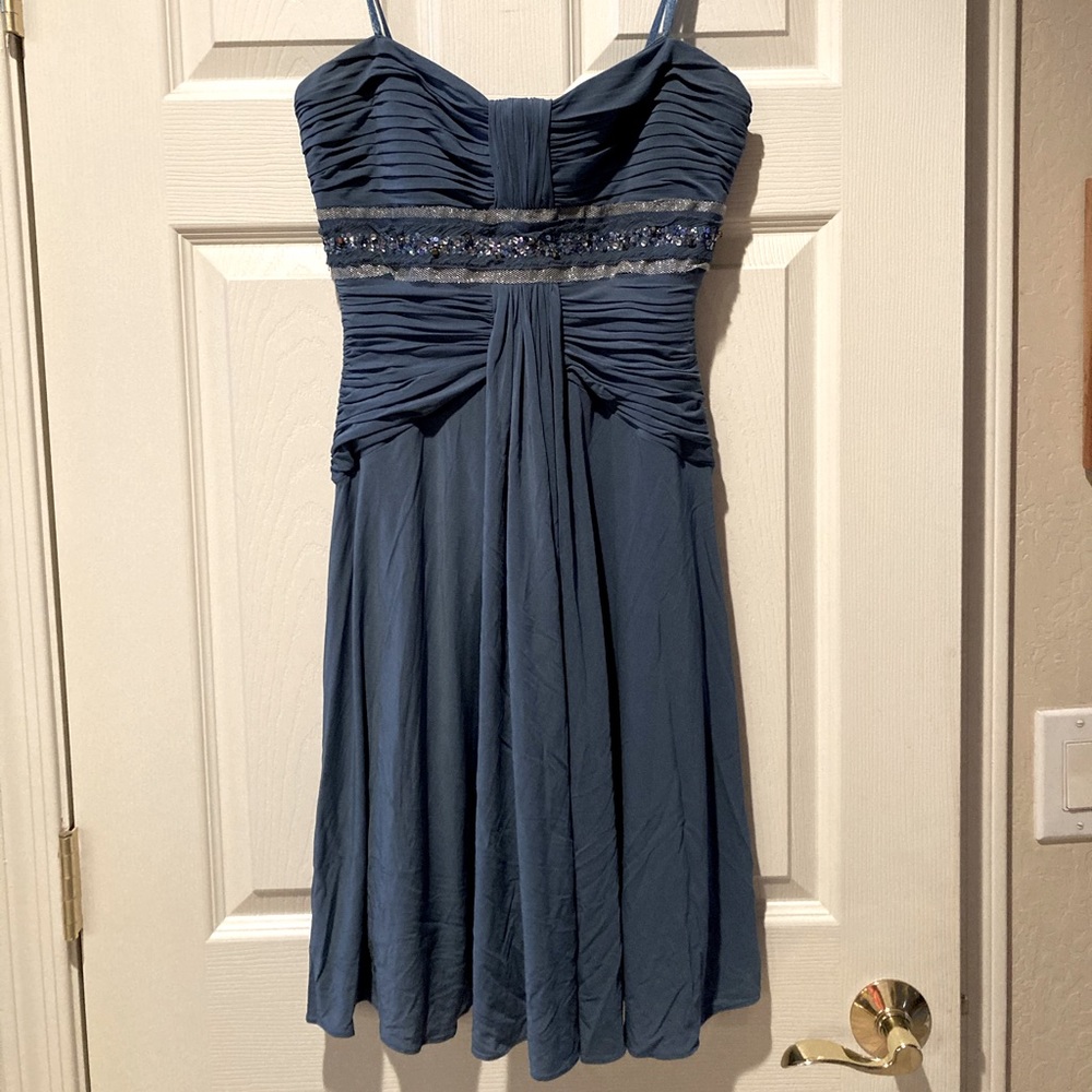 BCBG blue dress